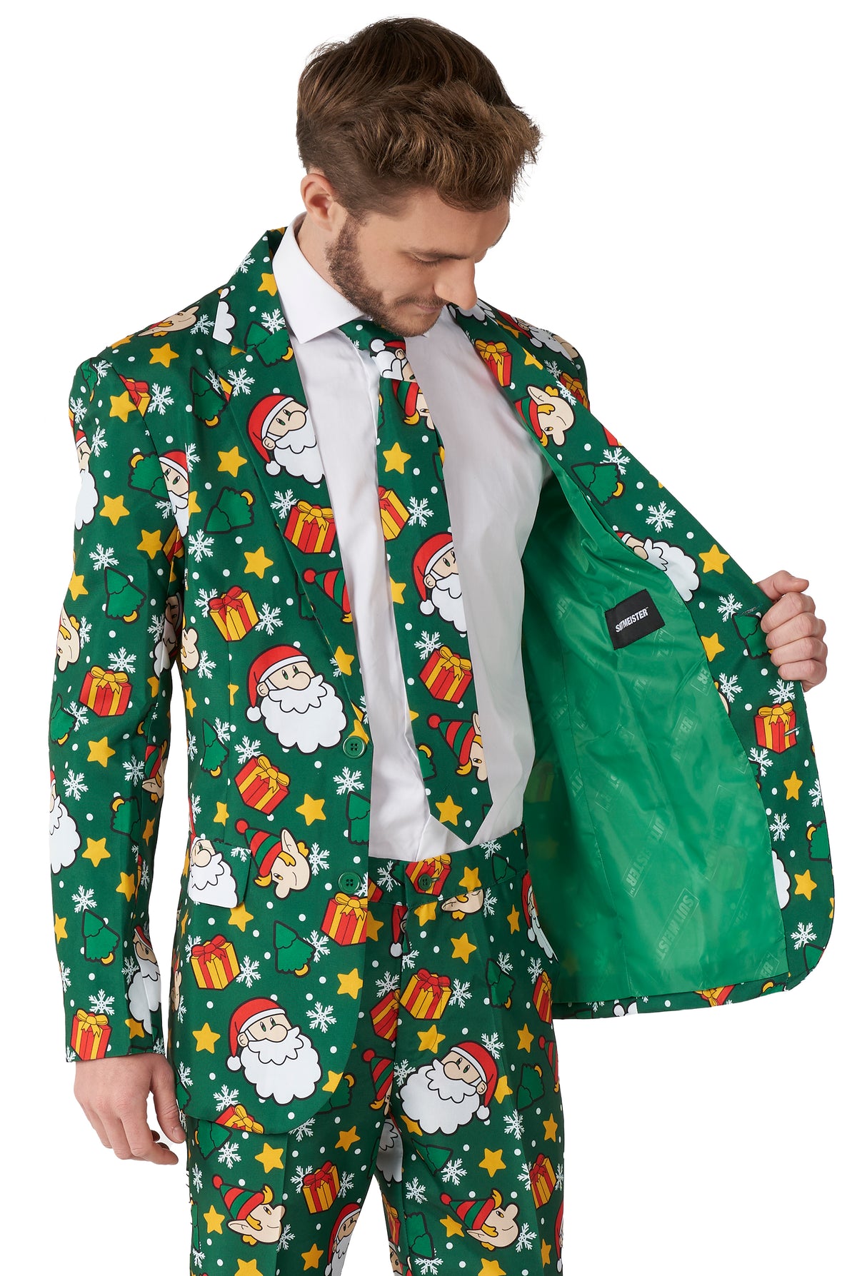 Costume Suitmeister Santa Elves Green