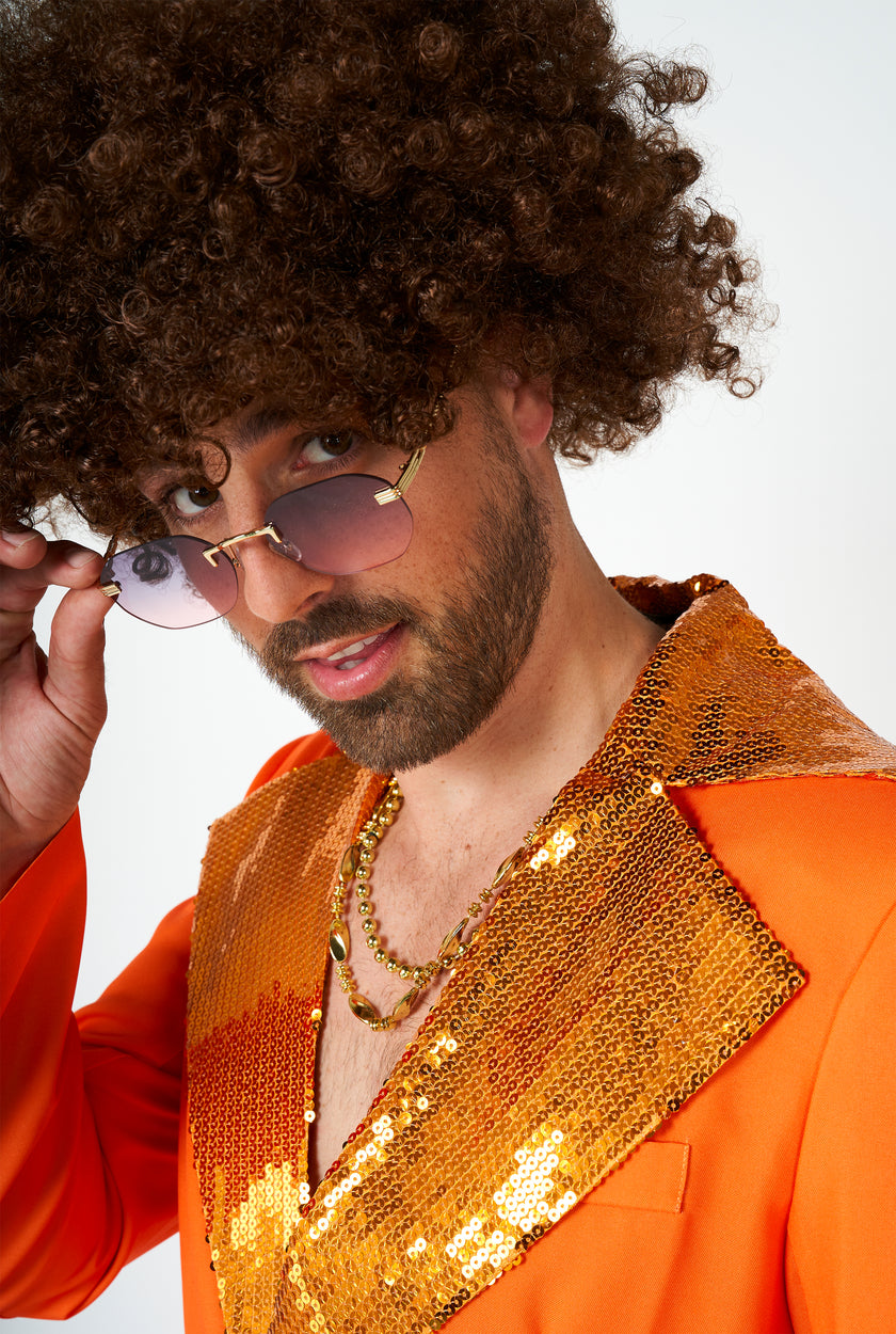 Costume Suitmeister Disco Suit Orange