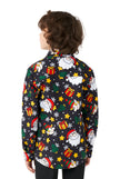 Chemise Suitmeister BOYS Santa Elves Black