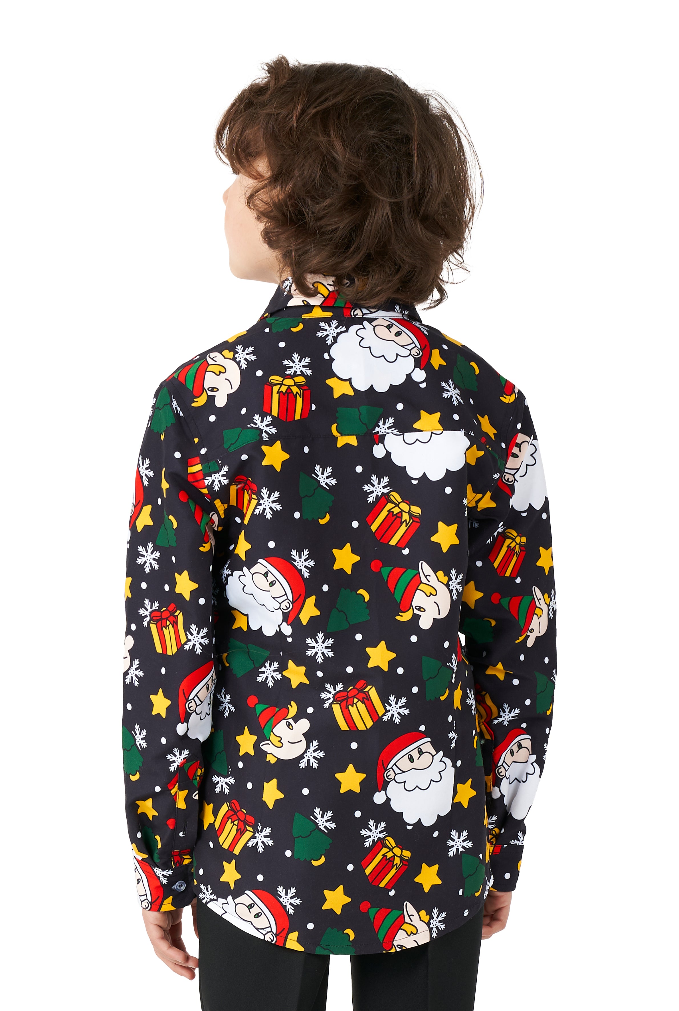 Chemise Suitmeister BOYS Santa Elves Black