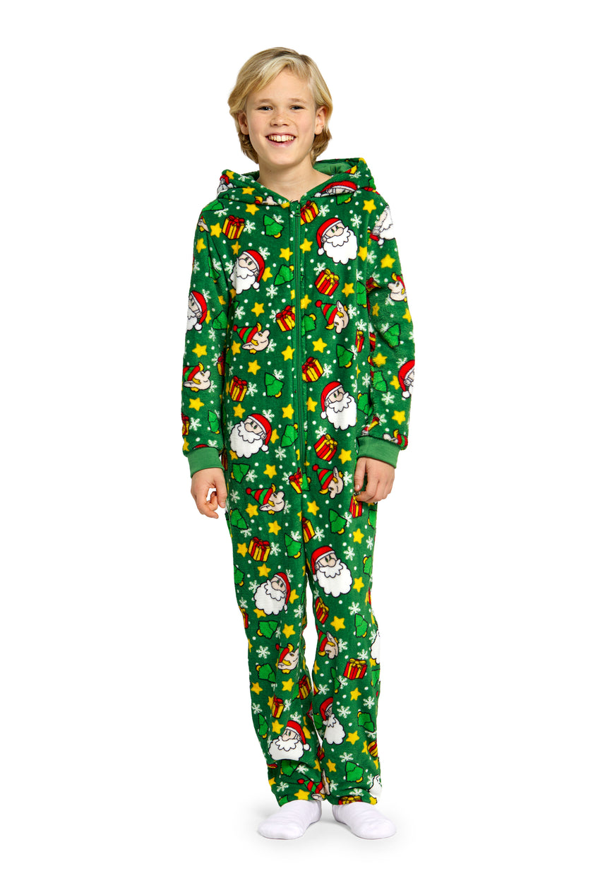 Combinaison Suitmeister BOYS Santa Elves Green