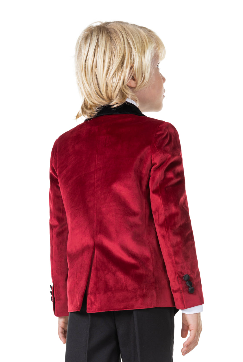 Veste OppoSuits Deluxe BOYS Dinner Jacket - Burgundy