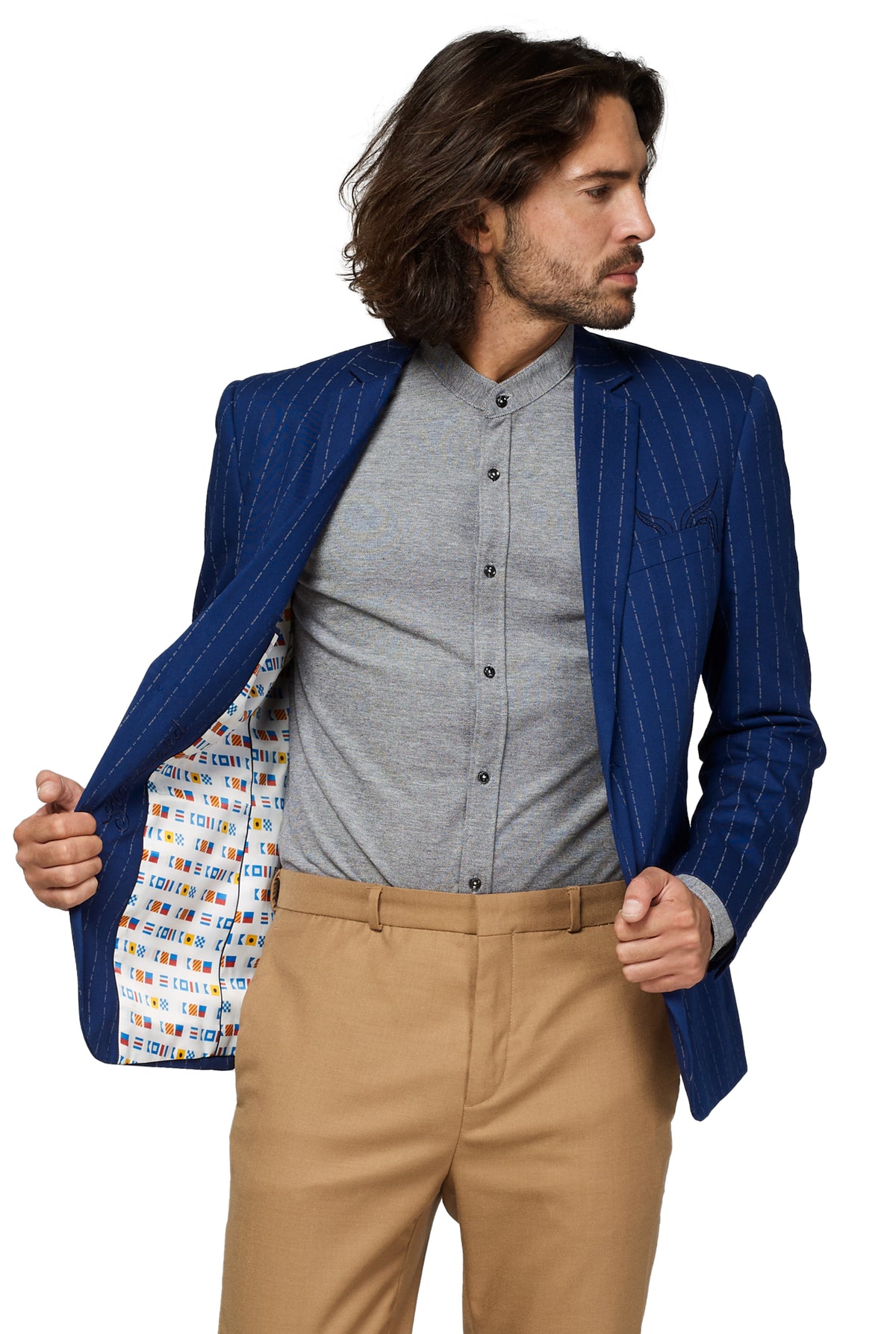 Veste OppoSuits Deluxe Uniform - Captain - Washed Navy
