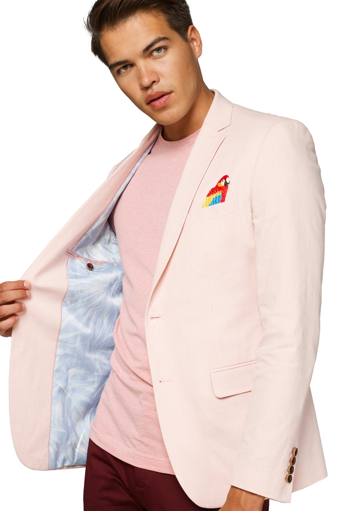 Veste OppoSuits Deluxe Tropical - Birdie - Soft Pink