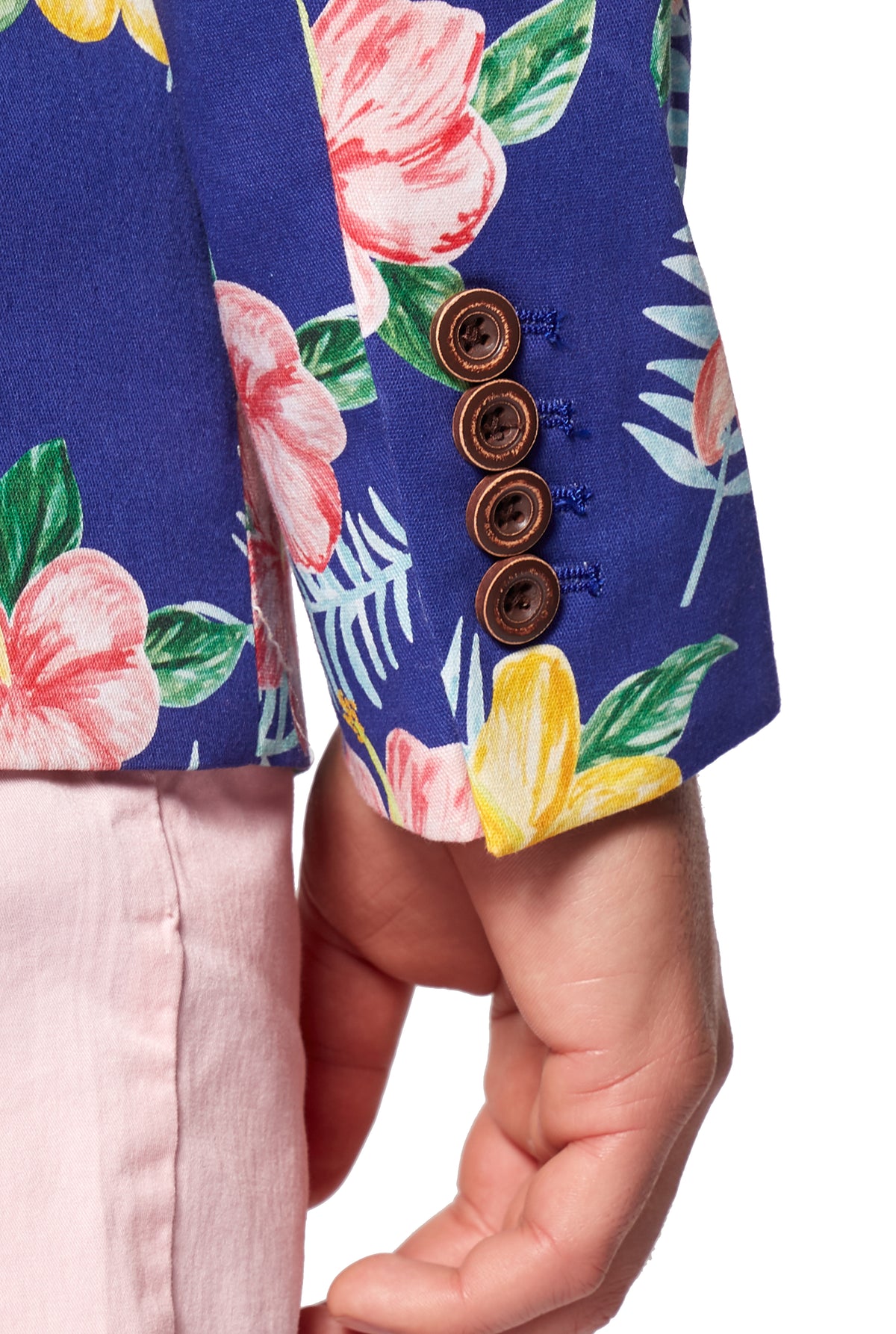 Veste OppoSuits Deluxe Tropical Flowers - Blue