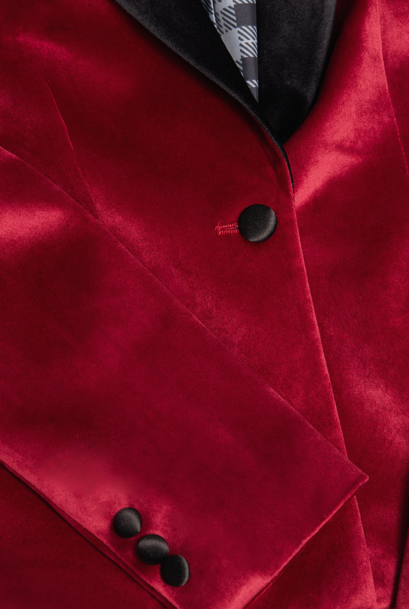 Veste OppoSuits Deluxe Womens Dinner Jacket - Burgundy