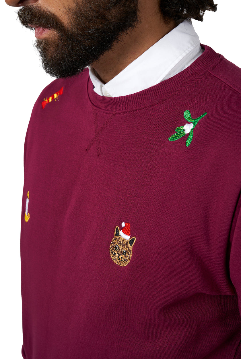 Pull OppoSuits Deluxe X-Mas Icons - Burgundy