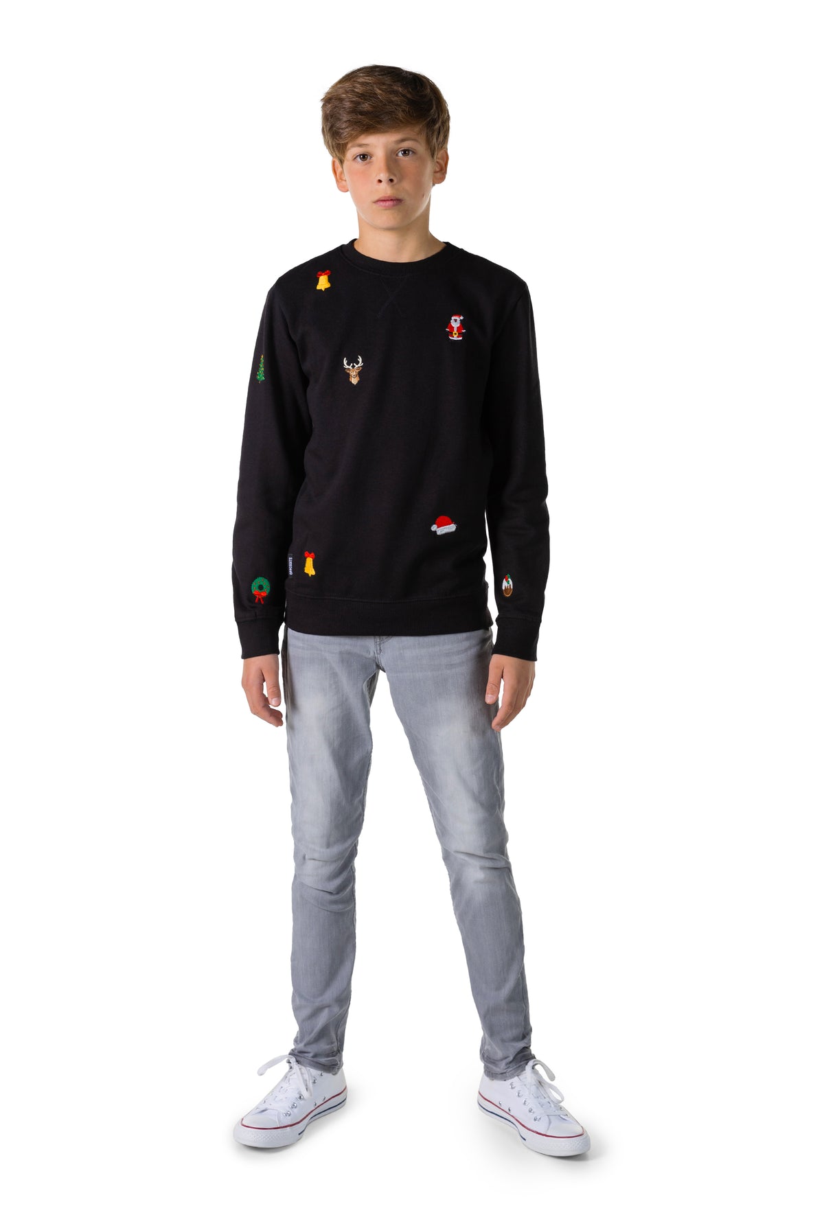 Pull OppoSuits Deluxe TEEN BOYS X-Mas Icons - Black