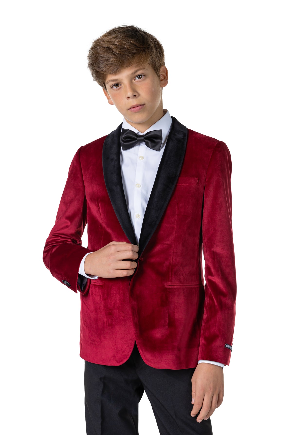 Veste OppoSuits Deluxe TEEN BOYS Dinner Jacket - Burgundy
