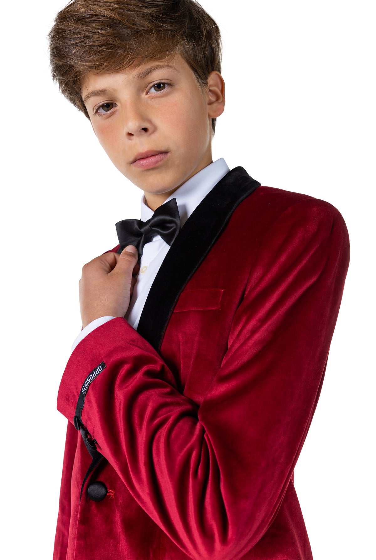 Veste OppoSuits Deluxe TEEN BOYS Dinner Jacket - Burgundy