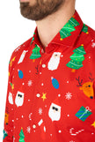 Chemise OppoSuits SHIRT LS Festivity Red