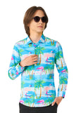 Chemise OppoSuits SHIRT LS Flaminguy Teen Boys
