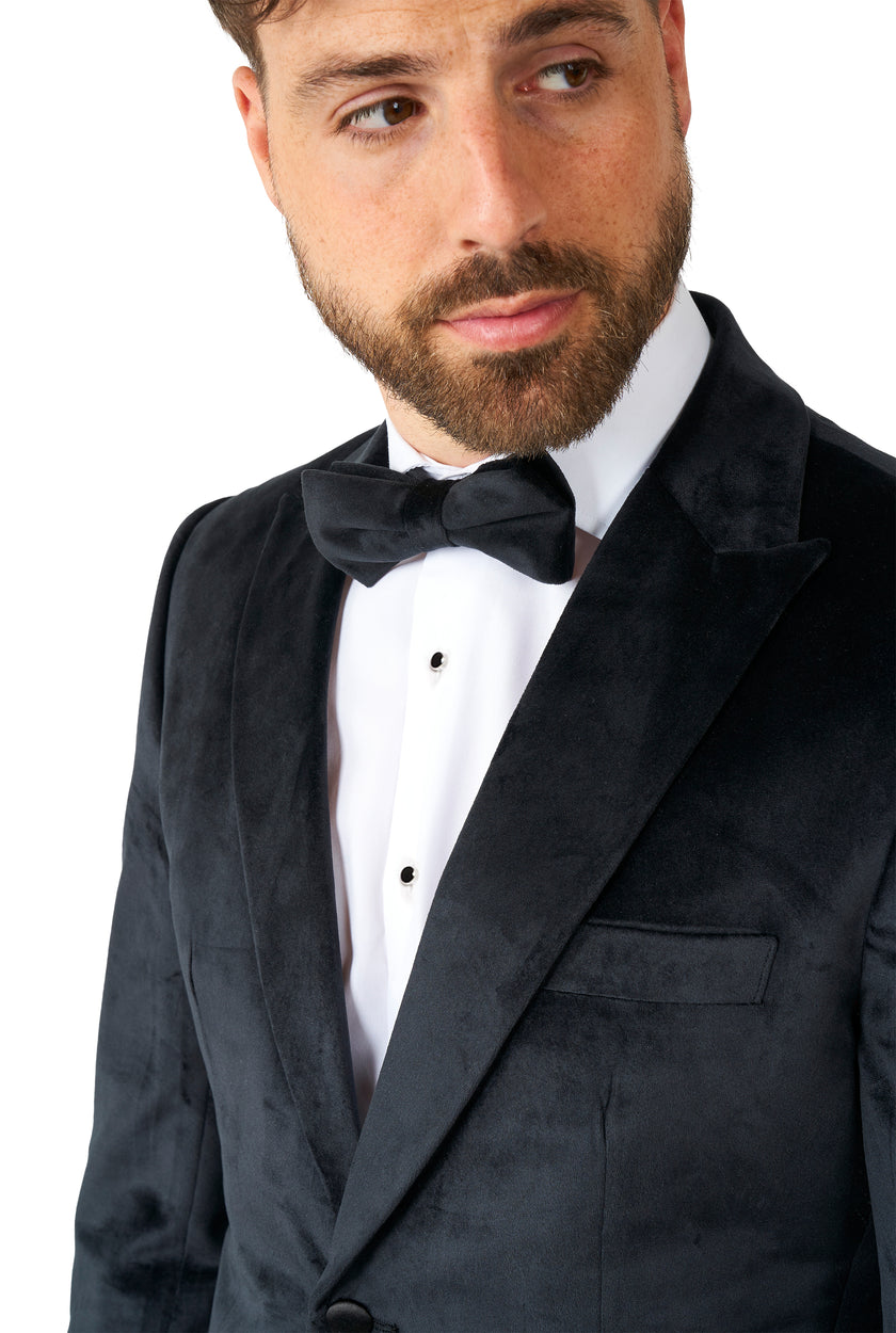 Costume OppoSuits Midnight Black Velvet