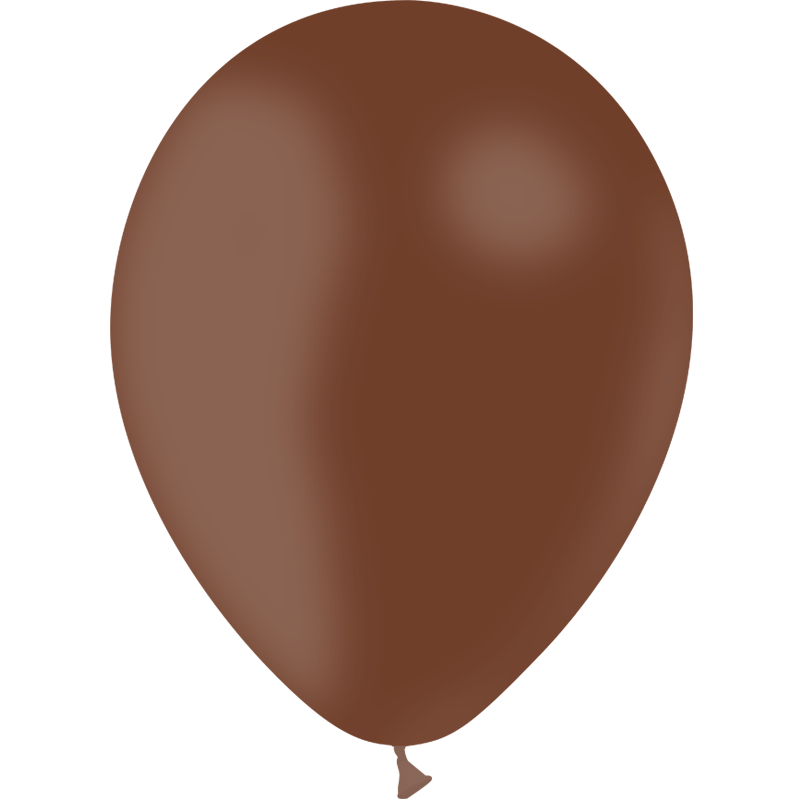 50 Ballons Latex HG112 Standard Chocolat - Balloonia