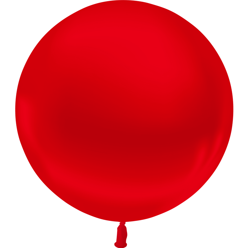 Ballon Latex HG2' Métal Rouge - Balloonia